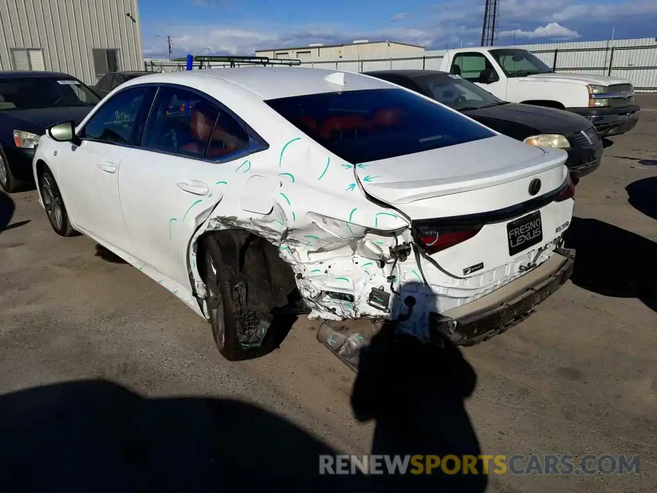 3 Photograph of a damaged car 58ABZ1B12KU010121 LEXUS ES350 2019