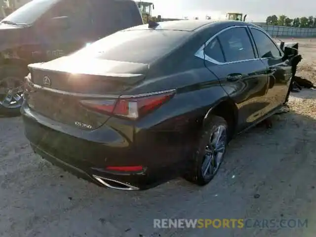 4 Photograph of a damaged car 58ABZ1B12KU013410 LEXUS ES350 2019