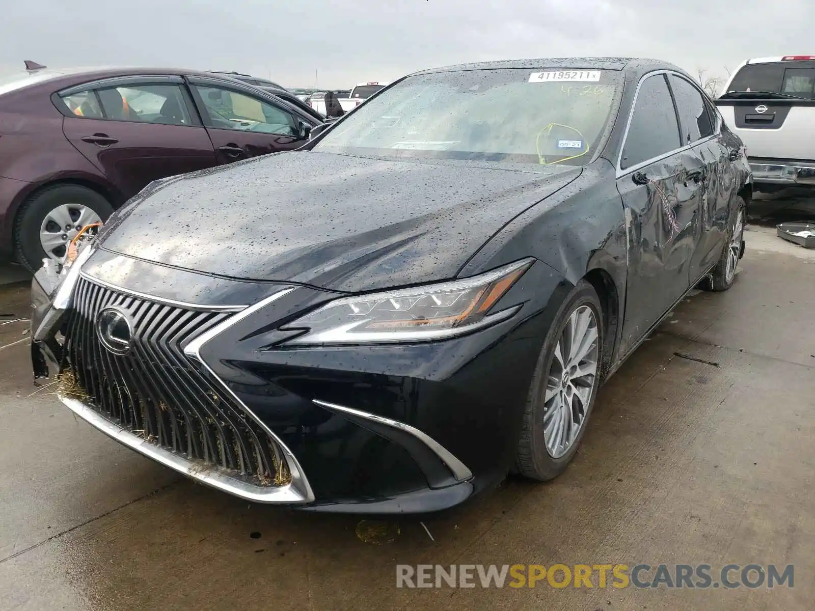 2 Photograph of a damaged car 58ABZ1B12KU017800 LEXUS ES350 2019