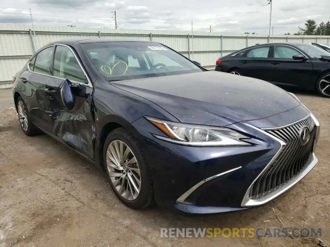 1 Photograph of a damaged car 58ABZ1B12KU019238 LEXUS ES350 2019