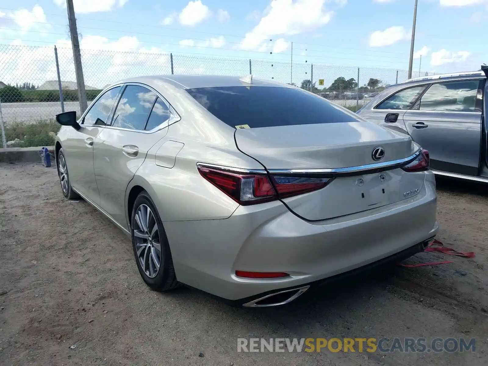 3 Photograph of a damaged car 58ABZ1B12KU019935 LEXUS ES350 2019