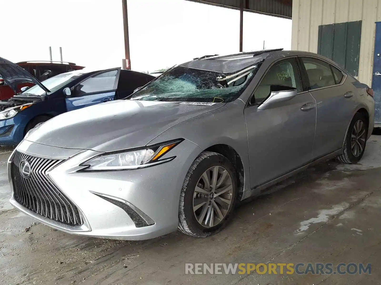 2 Photograph of a damaged car 58ABZ1B12KU022351 LEXUS ES350 2019