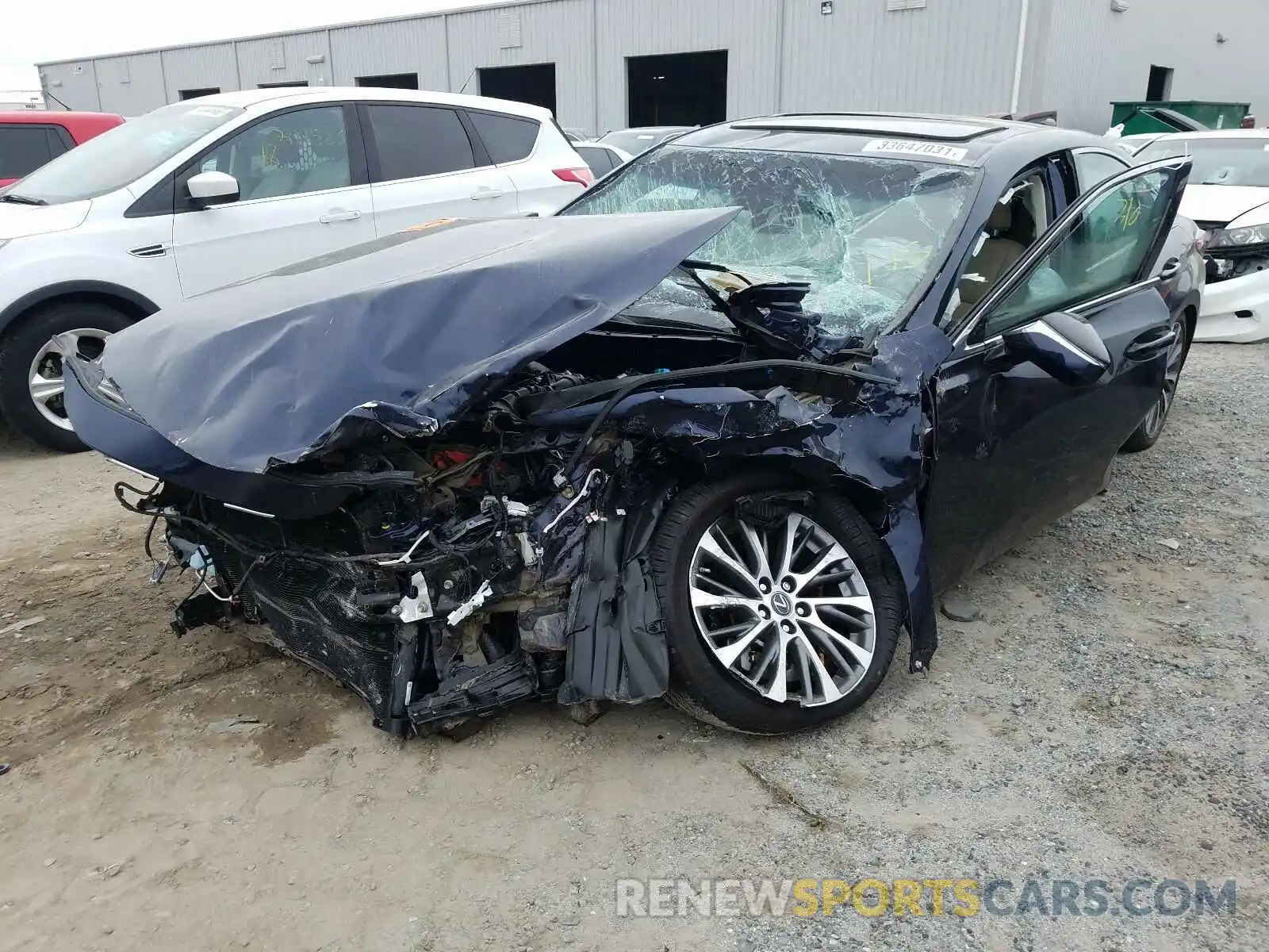 2 Фотография поврежденного автомобиля 58ABZ1B12KU022849 LEXUS ES350 2019