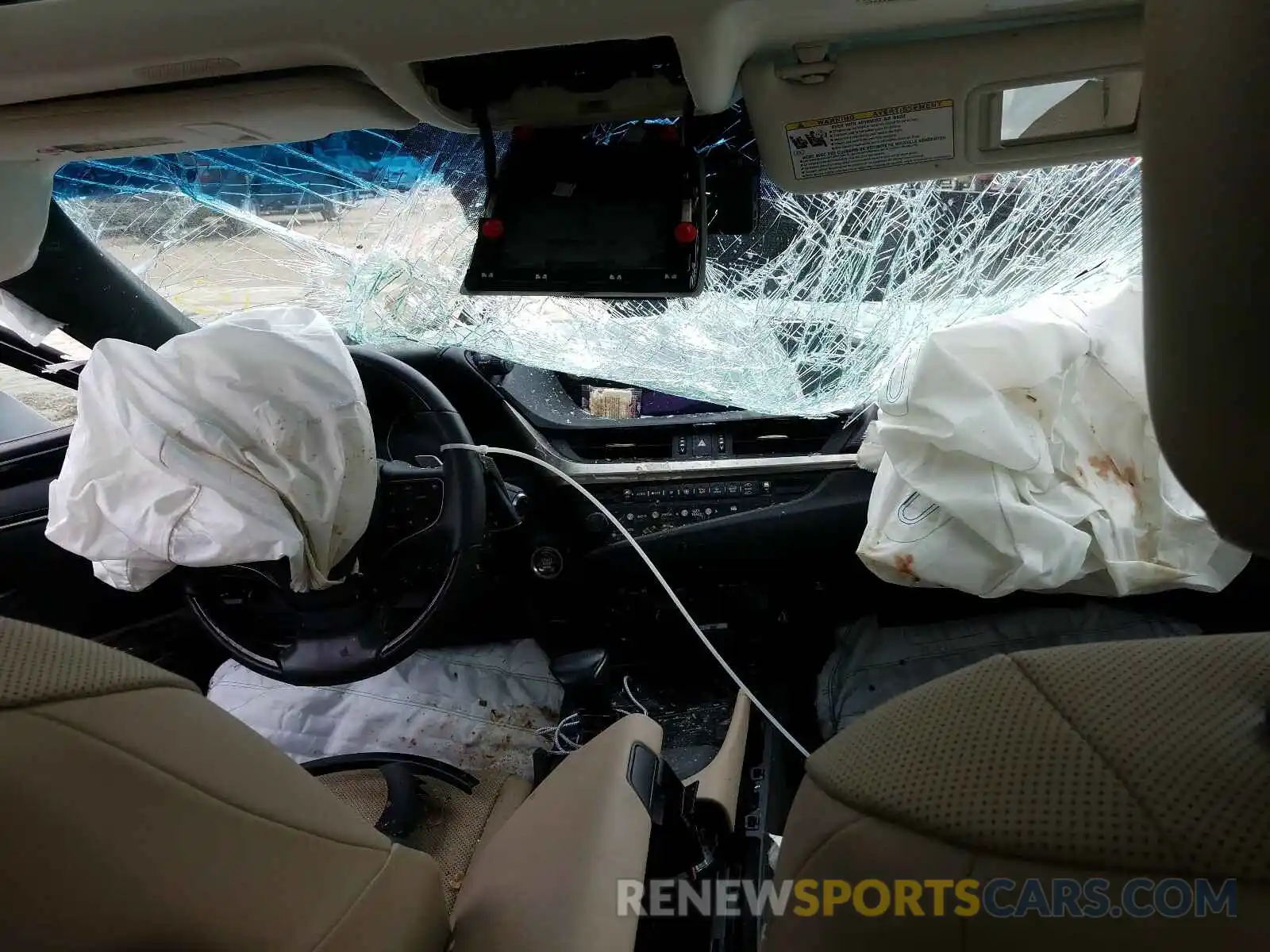 9 Photograph of a damaged car 58ABZ1B12KU022849 LEXUS ES350 2019