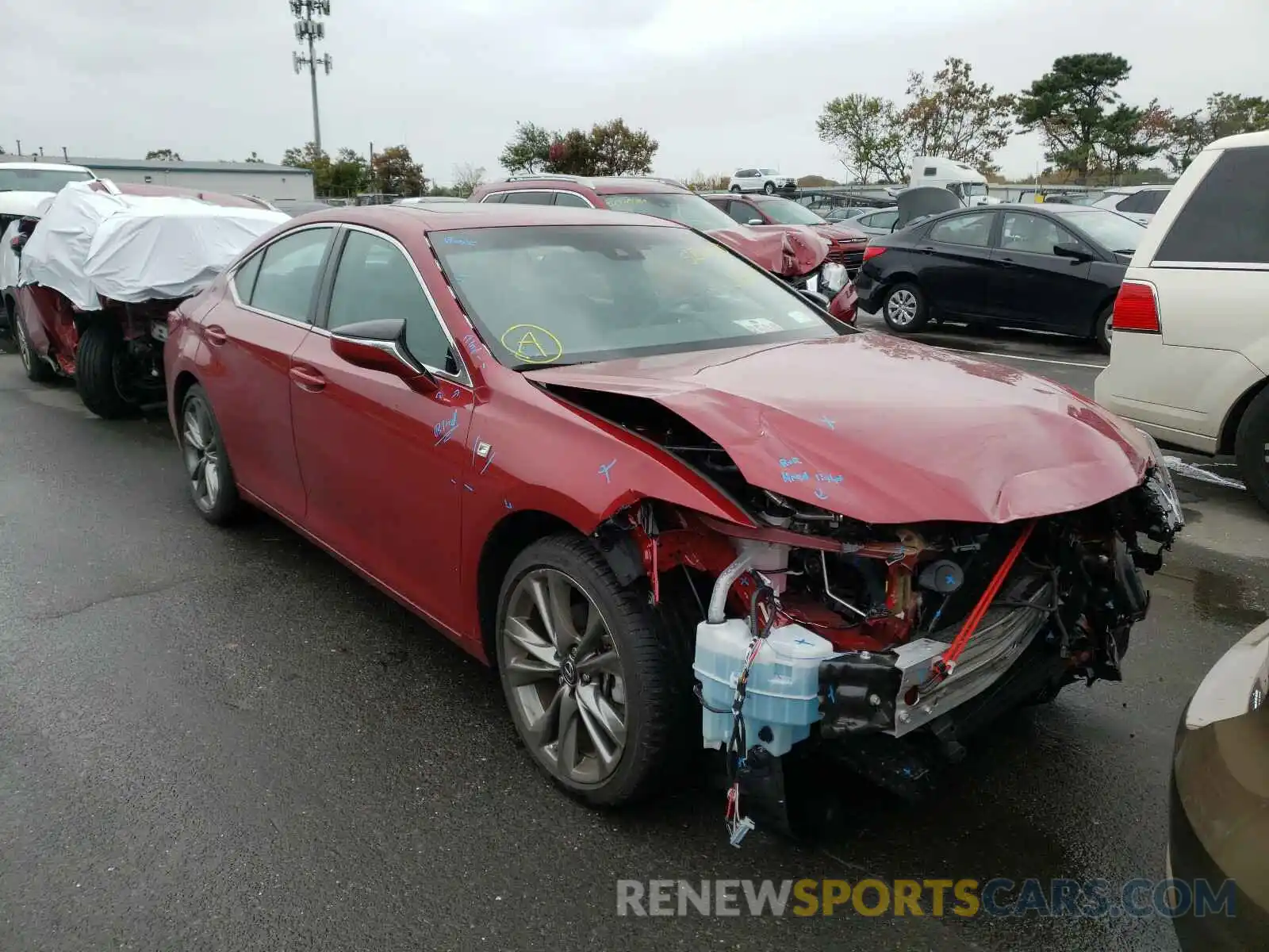 1 Фотография поврежденного автомобиля 58ABZ1B12KU023645 LEXUS ES350 2019