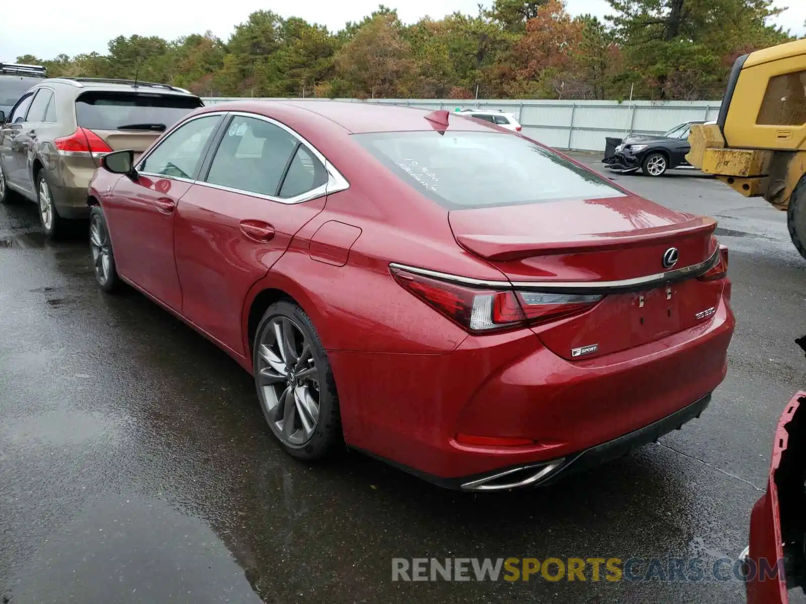 3 Photograph of a damaged car 58ABZ1B12KU023645 LEXUS ES350 2019