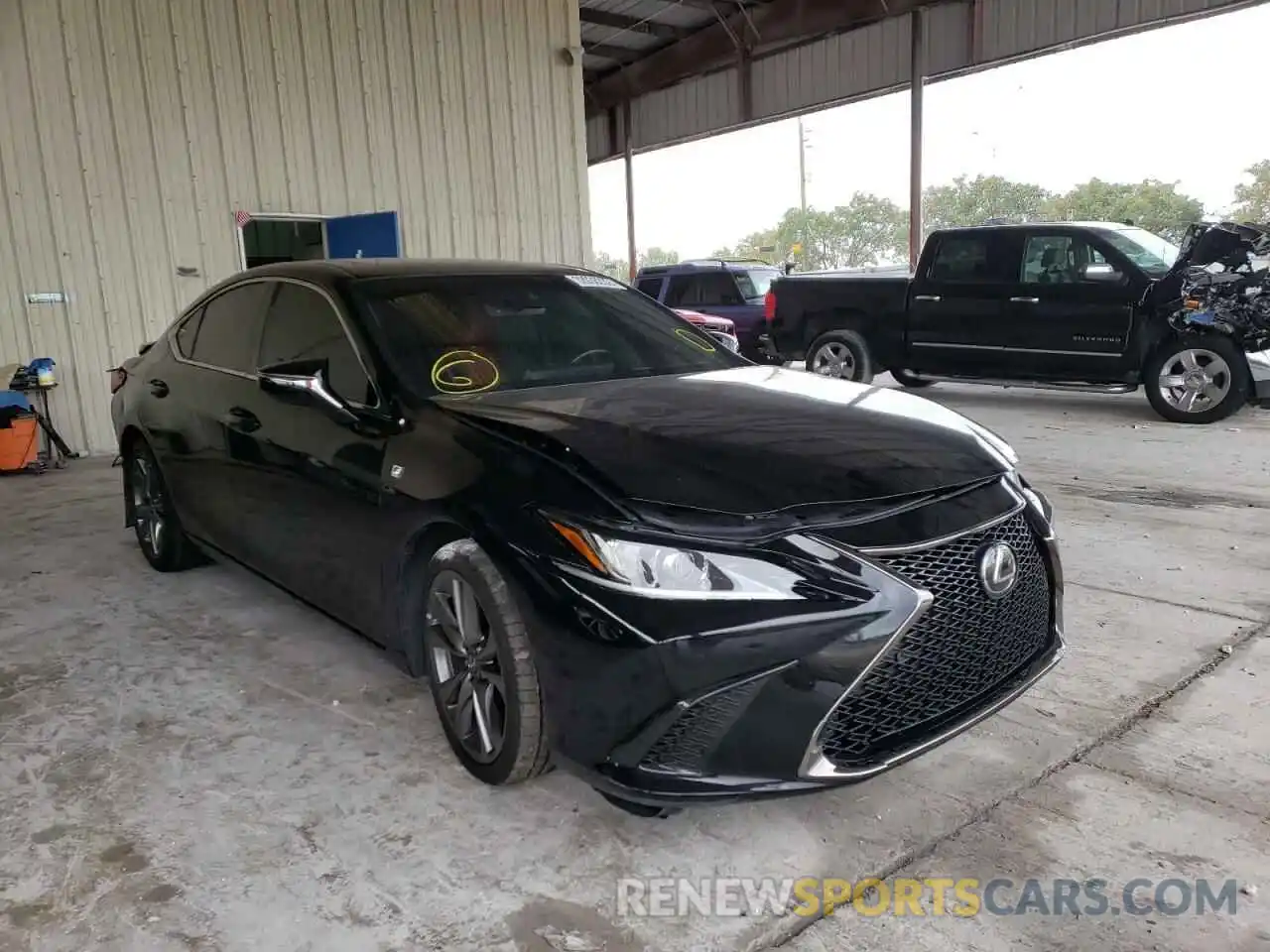 1 Photograph of a damaged car 58ABZ1B12KU023757 LEXUS ES350 2019