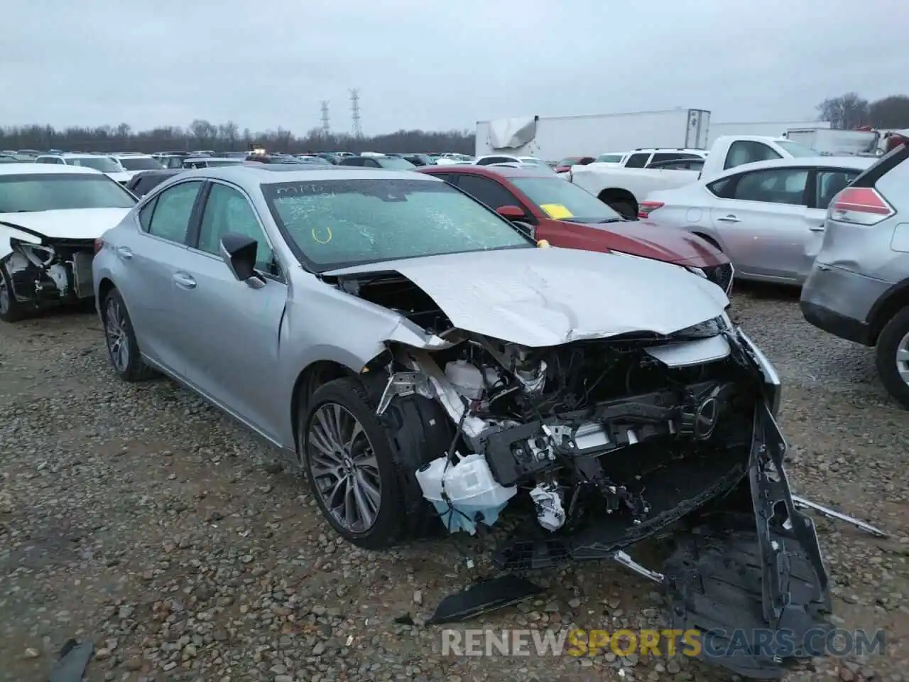 1 Photograph of a damaged car 58ABZ1B12KU025850 LEXUS ES350 2019