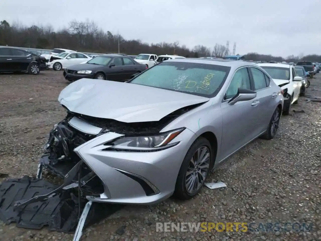 2 Photograph of a damaged car 58ABZ1B12KU025850 LEXUS ES350 2019