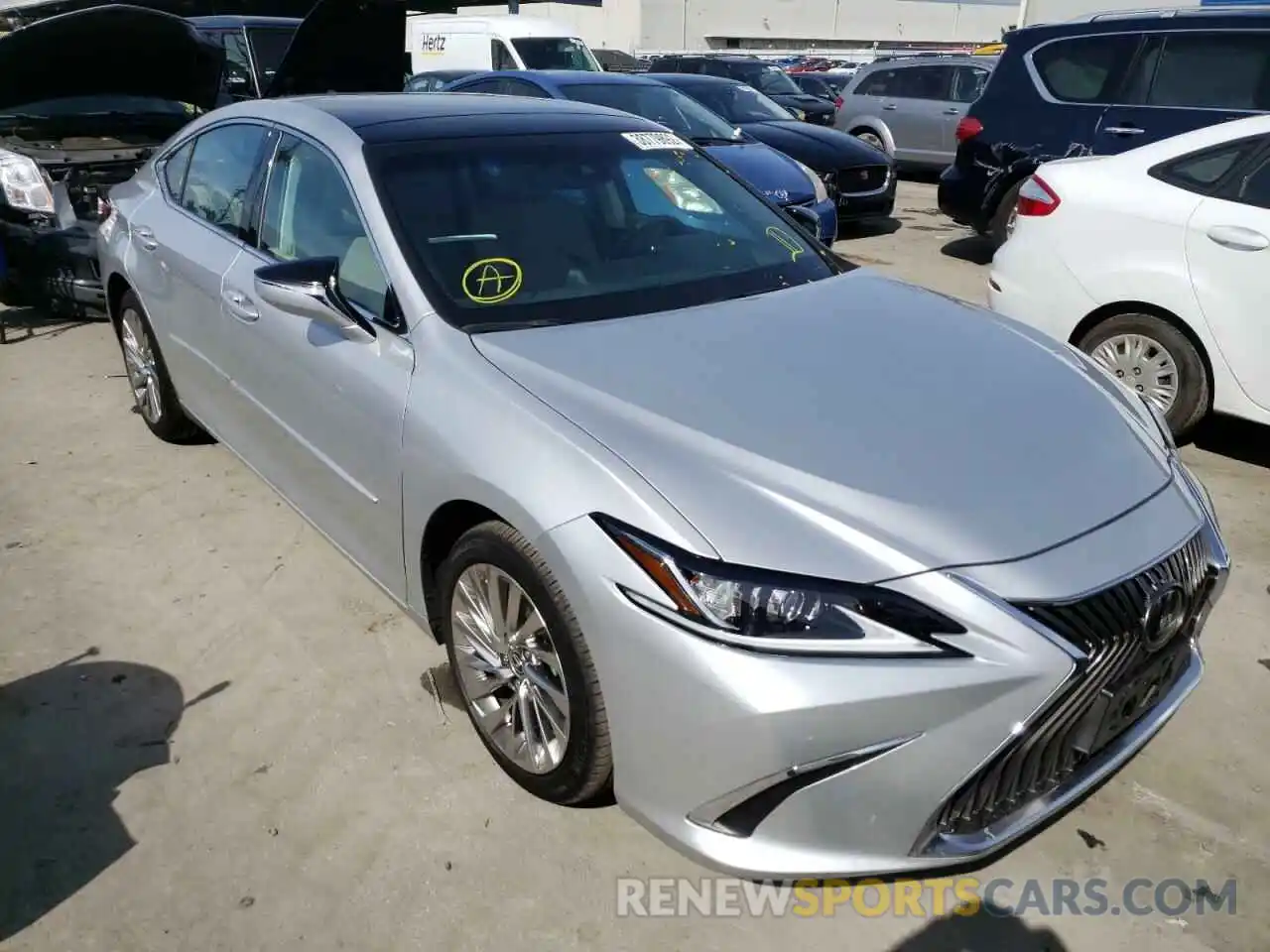 1 Photograph of a damaged car 58ABZ1B12KU026609 LEXUS ES350 2019