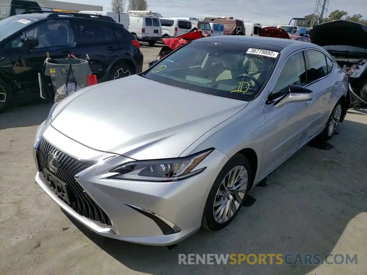 2 Photograph of a damaged car 58ABZ1B12KU026609 LEXUS ES350 2019