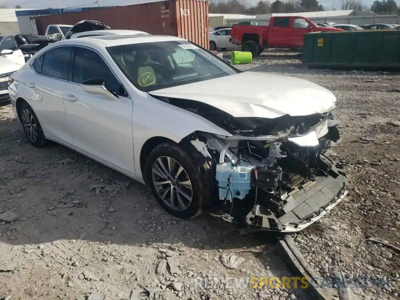 1 Photograph of a damaged car 58ABZ1B12KU027047 LEXUS ES350 2019