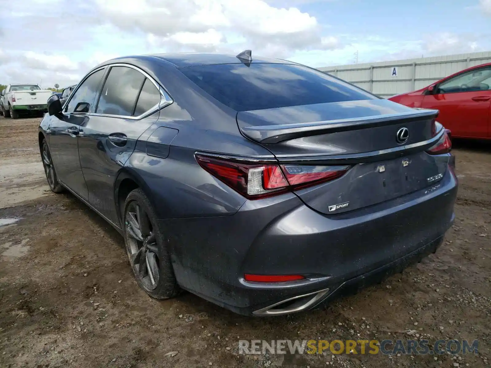 3 Photograph of a damaged car 58ABZ1B12KU031714 LEXUS ES350 2019