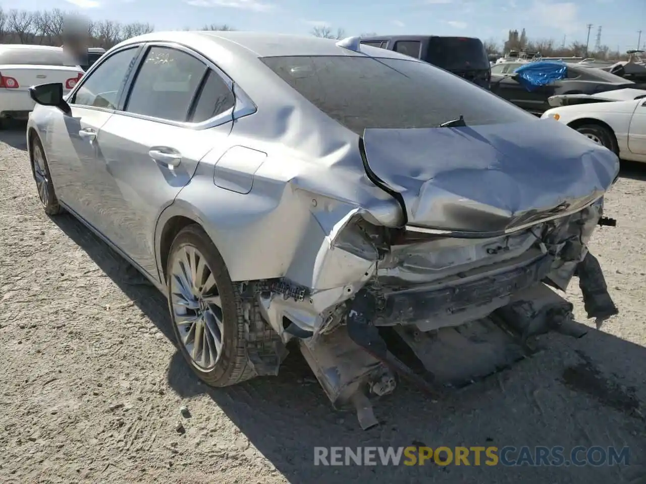 3 Photograph of a damaged car 58ABZ1B12KU035441 LEXUS ES350 2019