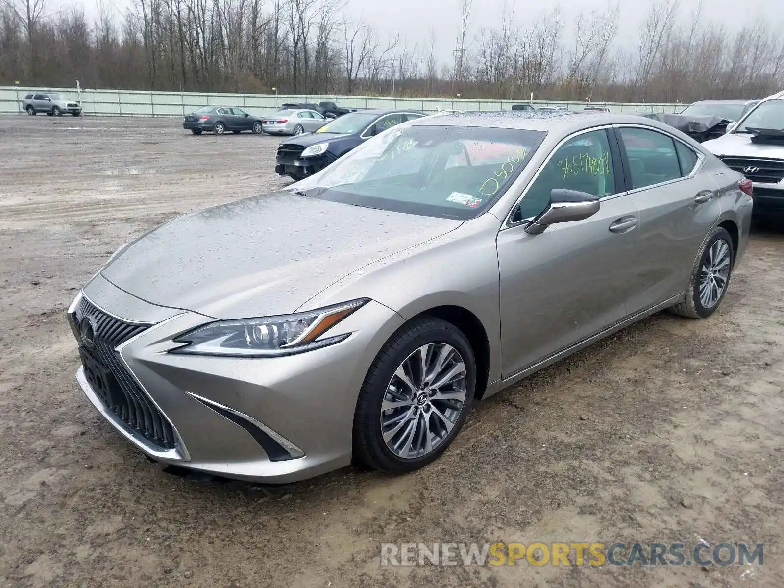 2 Photograph of a damaged car 58ABZ1B12KU040896 LEXUS ES350 2019