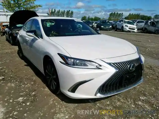 1 Photograph of a damaged car 58ABZ1B12KU041028 LEXUS ES350 2019