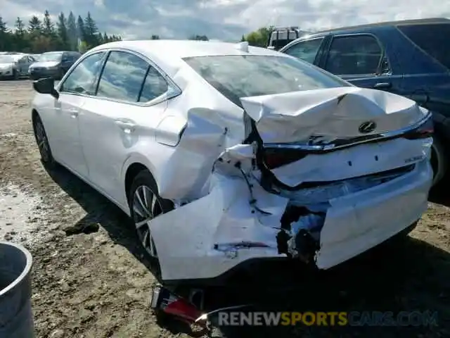 3 Photograph of a damaged car 58ABZ1B12KU041028 LEXUS ES350 2019