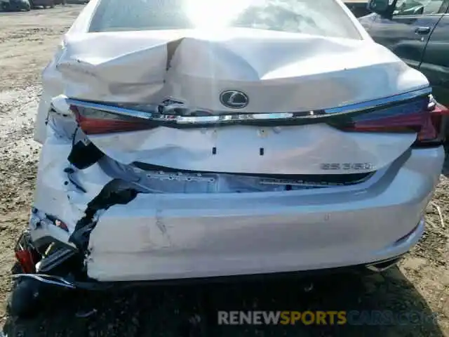 9 Photograph of a damaged car 58ABZ1B12KU041028 LEXUS ES350 2019