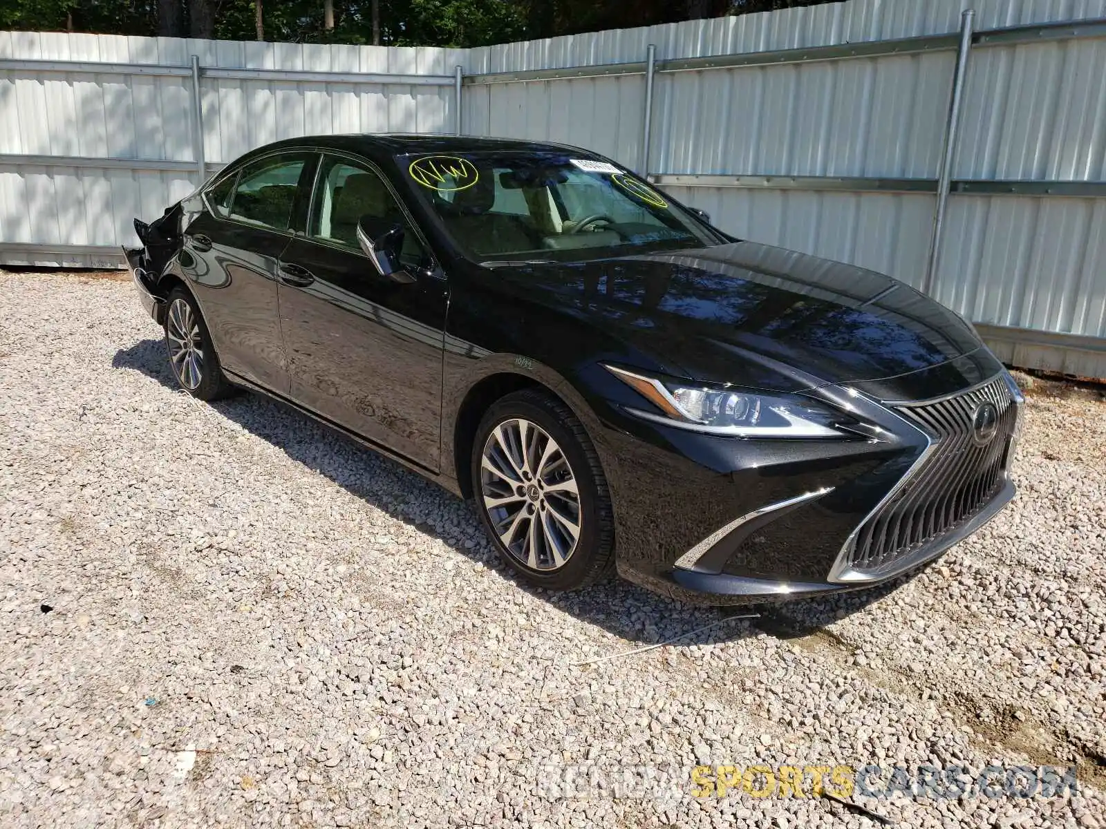 1 Photograph of a damaged car 58ABZ1B12KU045340 LEXUS ES350 2019