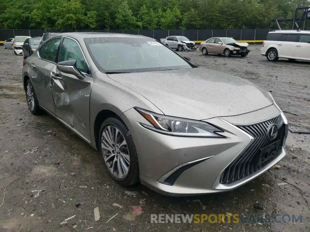 1 Photograph of a damaged car 58ABZ1B12KU050554 LEXUS ES350 2019