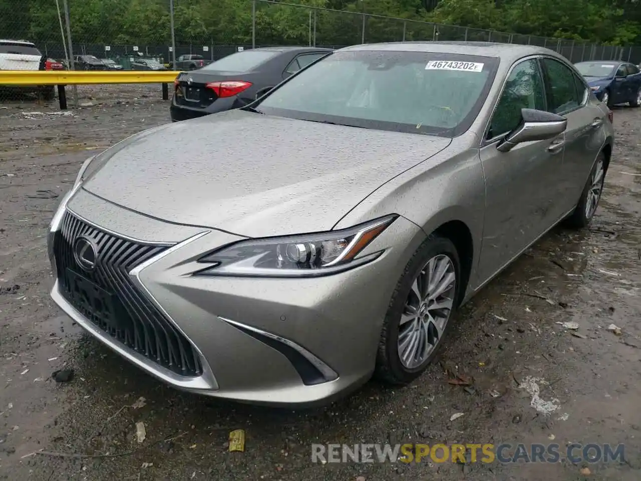 2 Photograph of a damaged car 58ABZ1B12KU050554 LEXUS ES350 2019