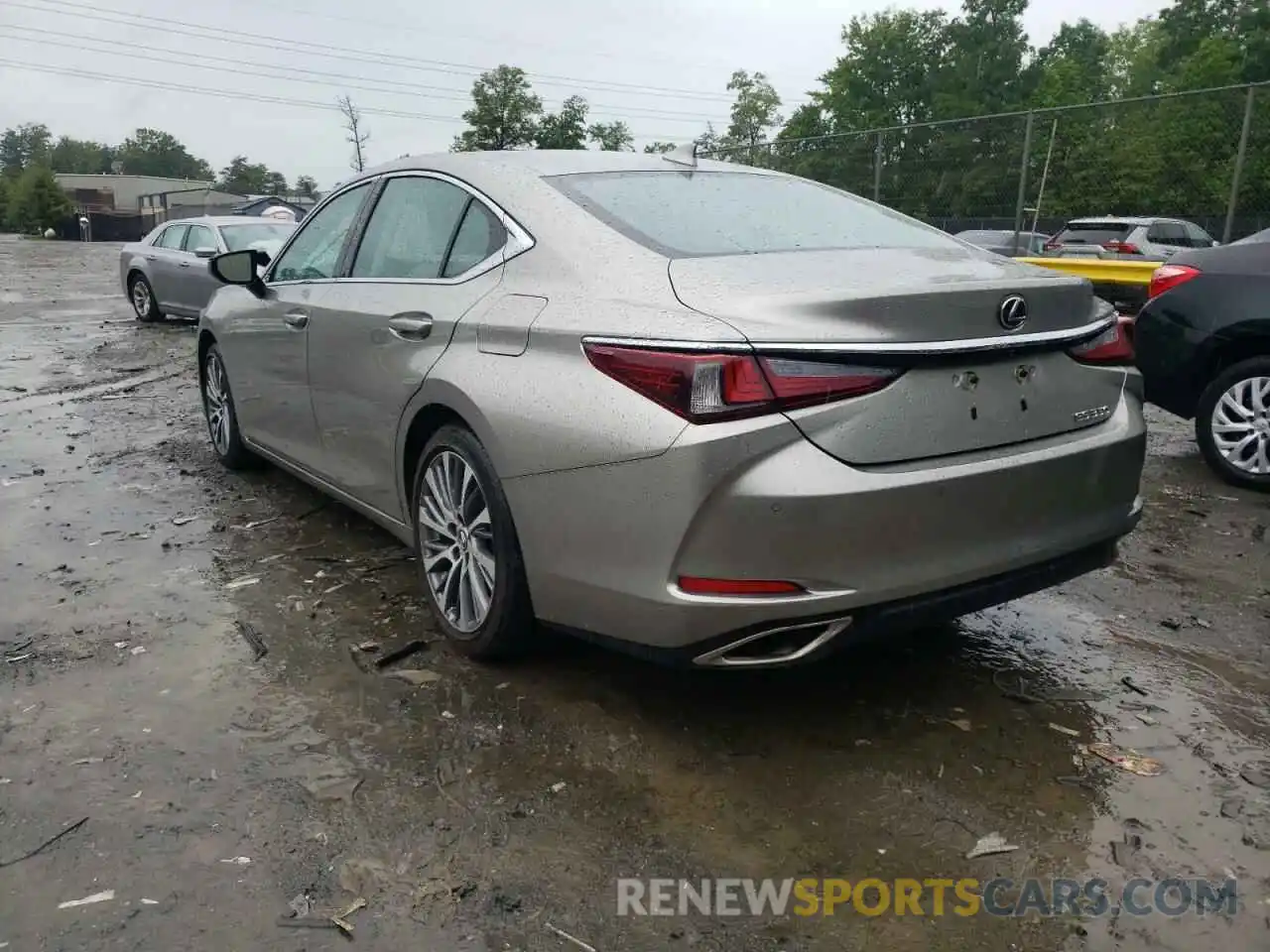 3 Photograph of a damaged car 58ABZ1B12KU050554 LEXUS ES350 2019