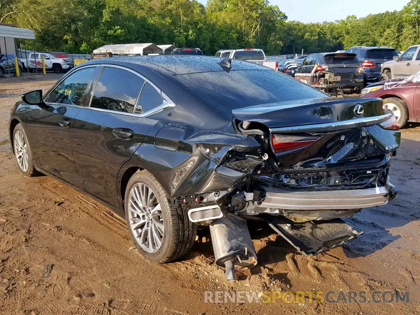 3 Photograph of a damaged car 58ABZ1B13KU002139 LEXUS ES350 2019