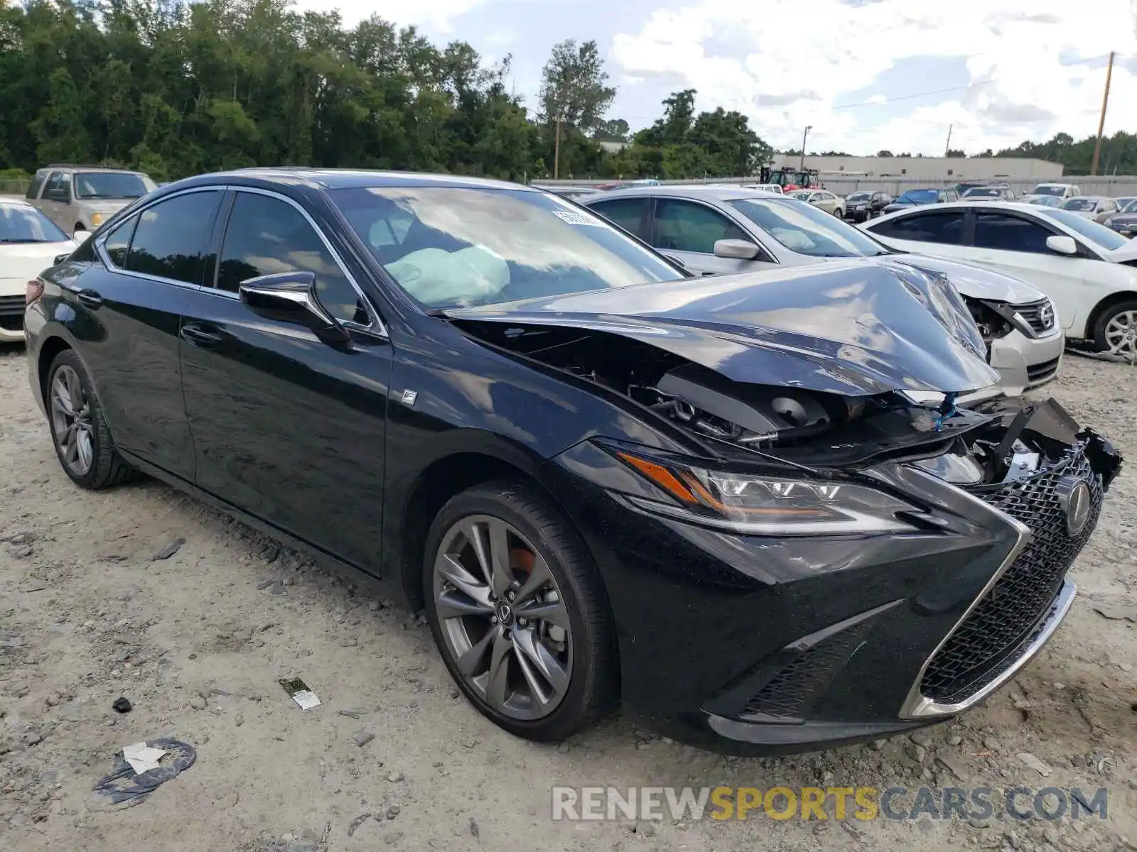 1 Photograph of a damaged car 58ABZ1B13KU003422 LEXUS ES350 2019