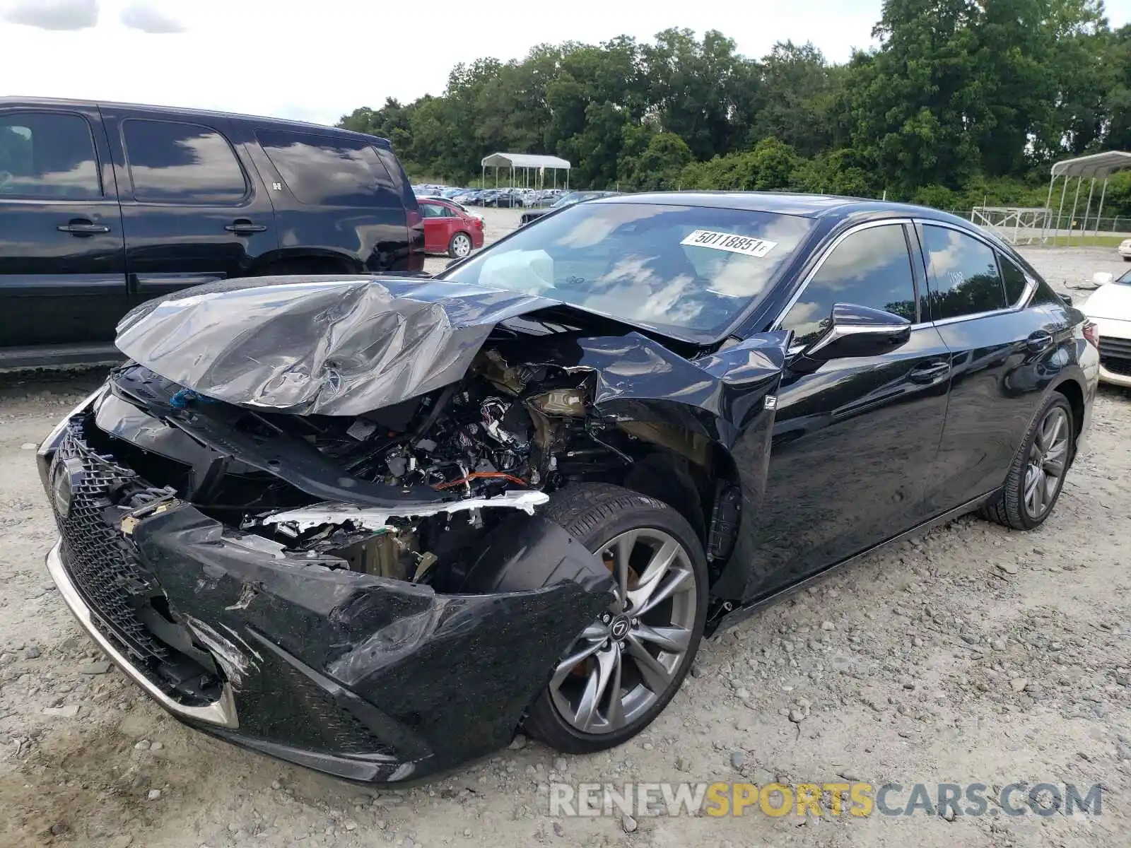 2 Photograph of a damaged car 58ABZ1B13KU003422 LEXUS ES350 2019