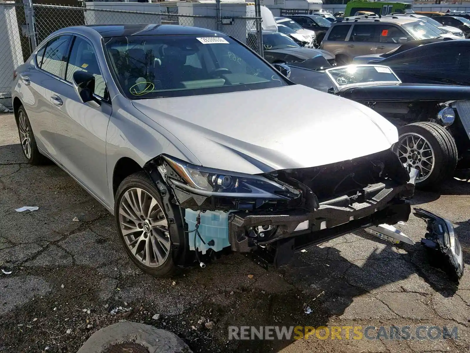 1 Photograph of a damaged car 58ABZ1B13KU003694 LEXUS ES350 2019