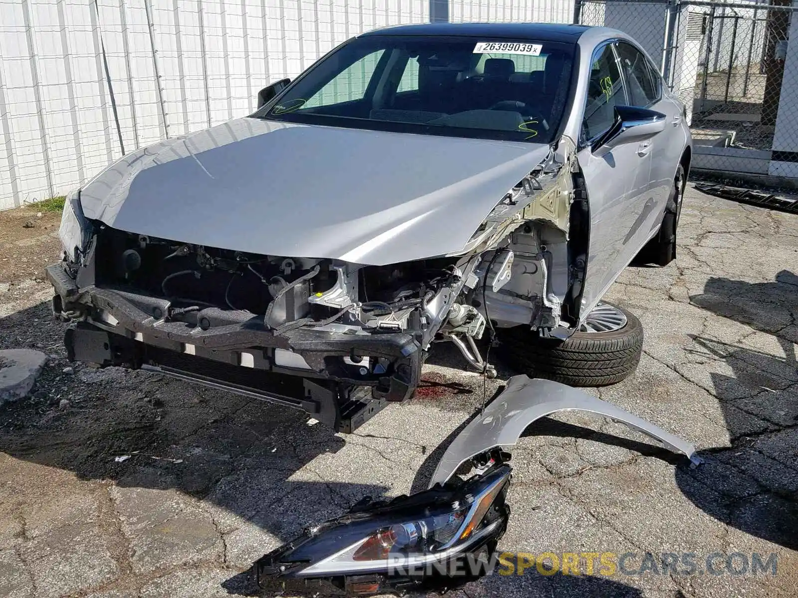 2 Photograph of a damaged car 58ABZ1B13KU003694 LEXUS ES350 2019