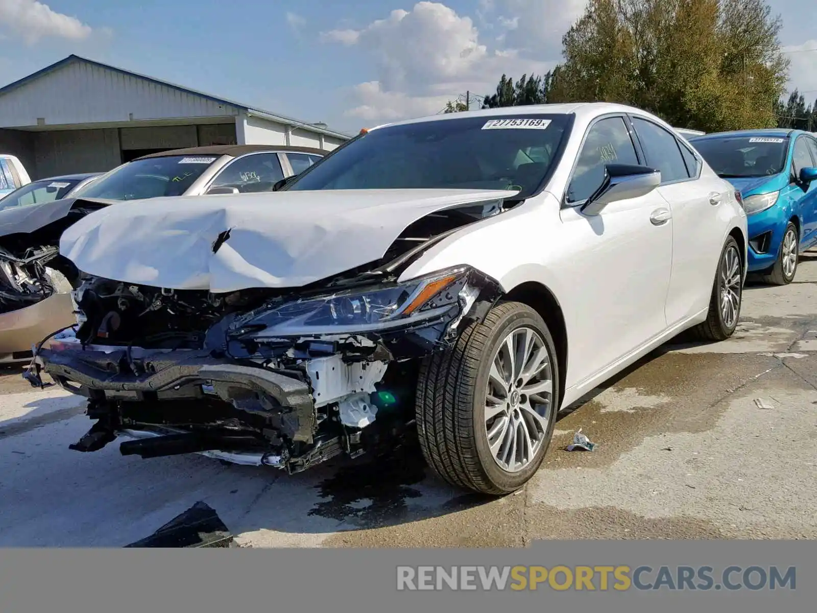 2 Photograph of a damaged car 58ABZ1B13KU004179 LEXUS ES350 2019