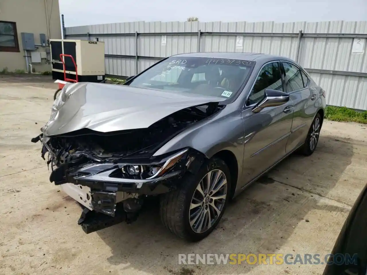 2 Photograph of a damaged car 58ABZ1B13KU008457 LEXUS ES350 2019