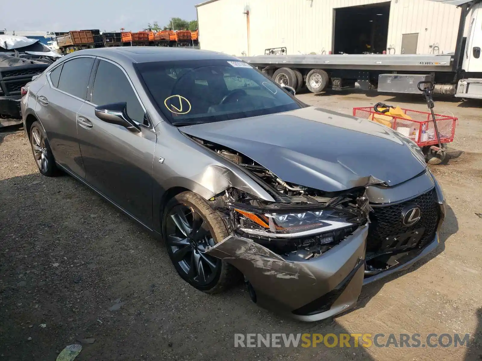 1 Photograph of a damaged car 58ABZ1B13KU009902 LEXUS ES350 2019