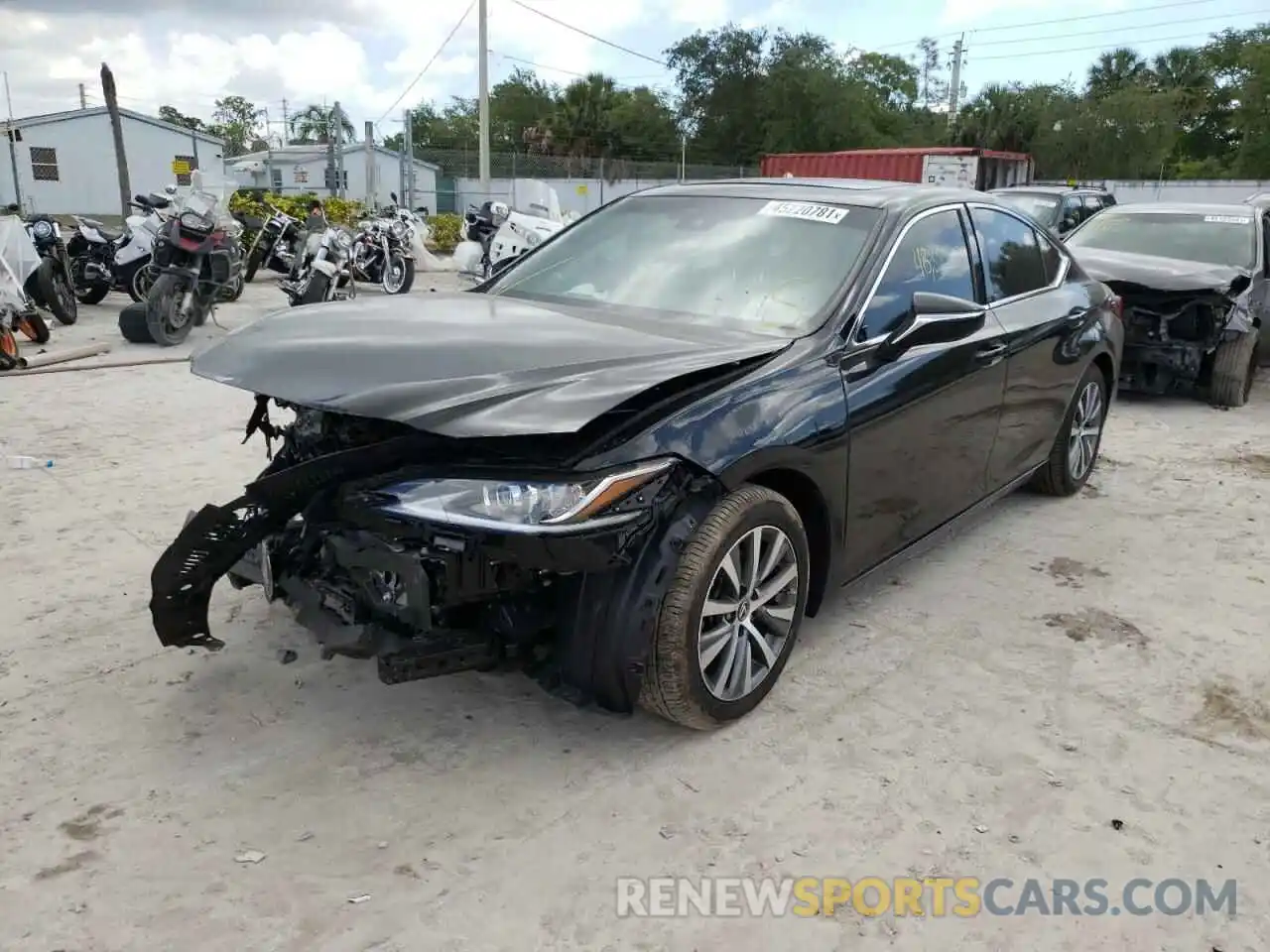 2 Photograph of a damaged car 58ABZ1B13KU010631 LEXUS ES350 2019