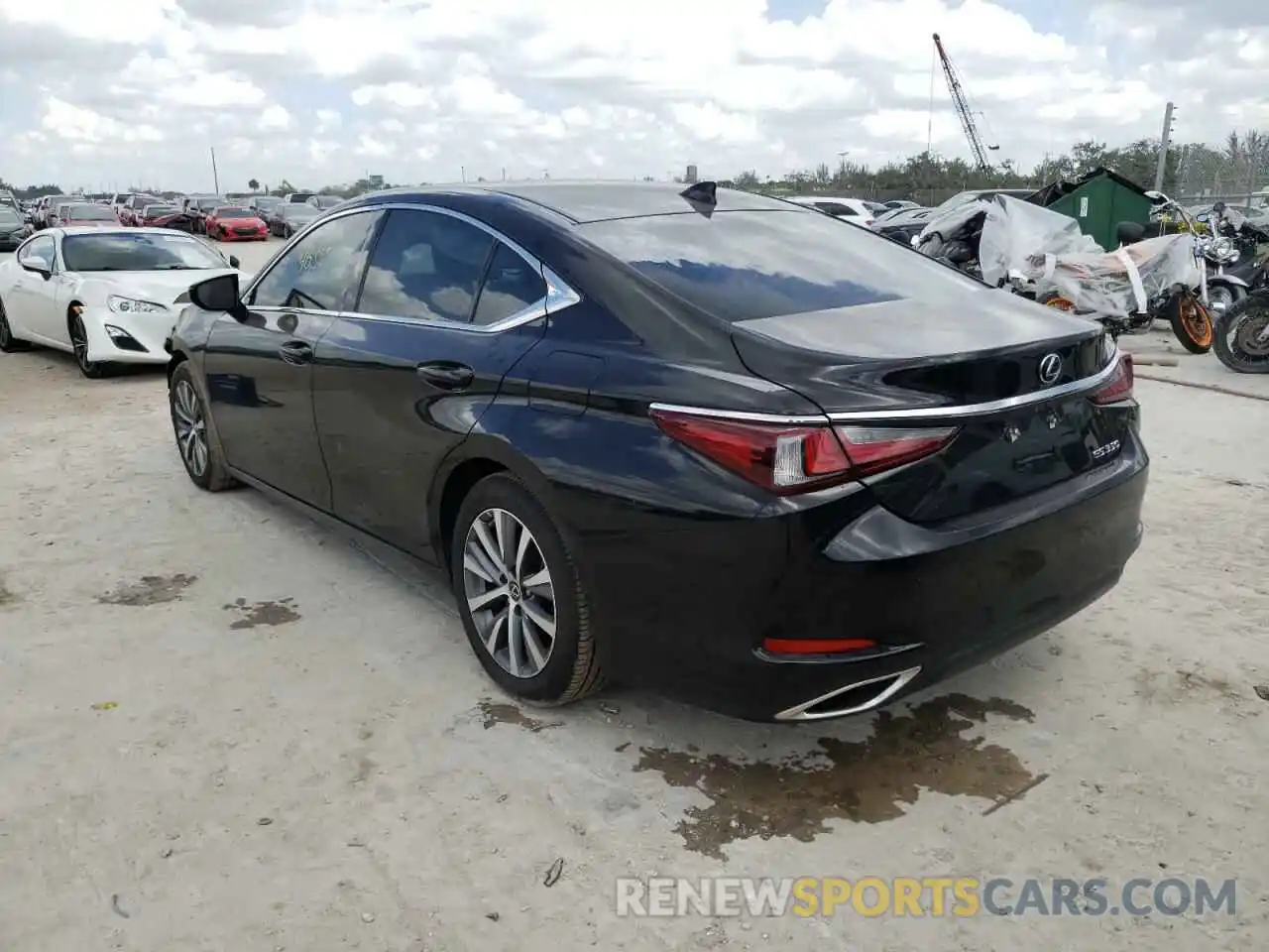 3 Photograph of a damaged car 58ABZ1B13KU010631 LEXUS ES350 2019