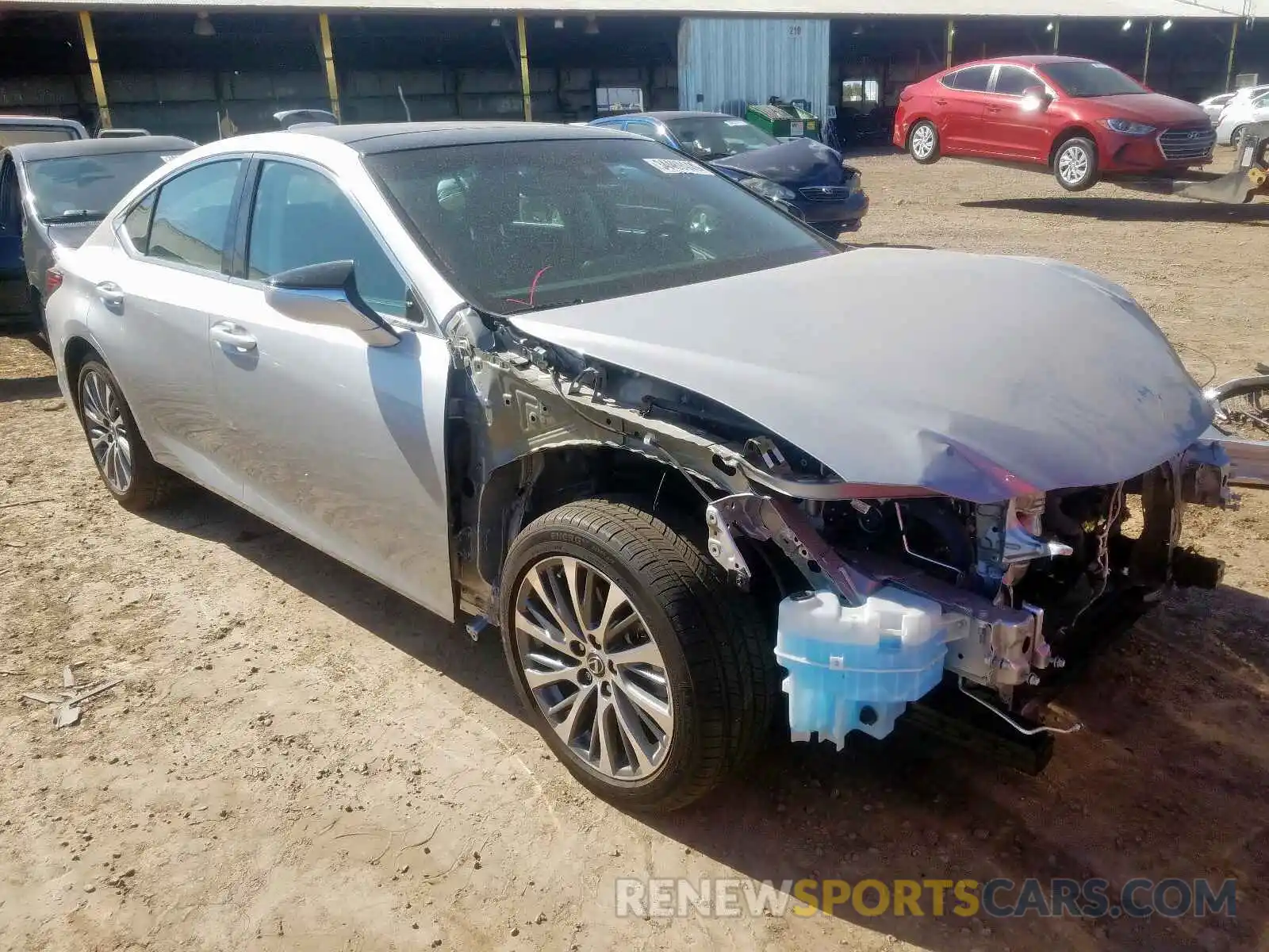 1 Photograph of a damaged car 58ABZ1B13KU011830 LEXUS ES350 2019