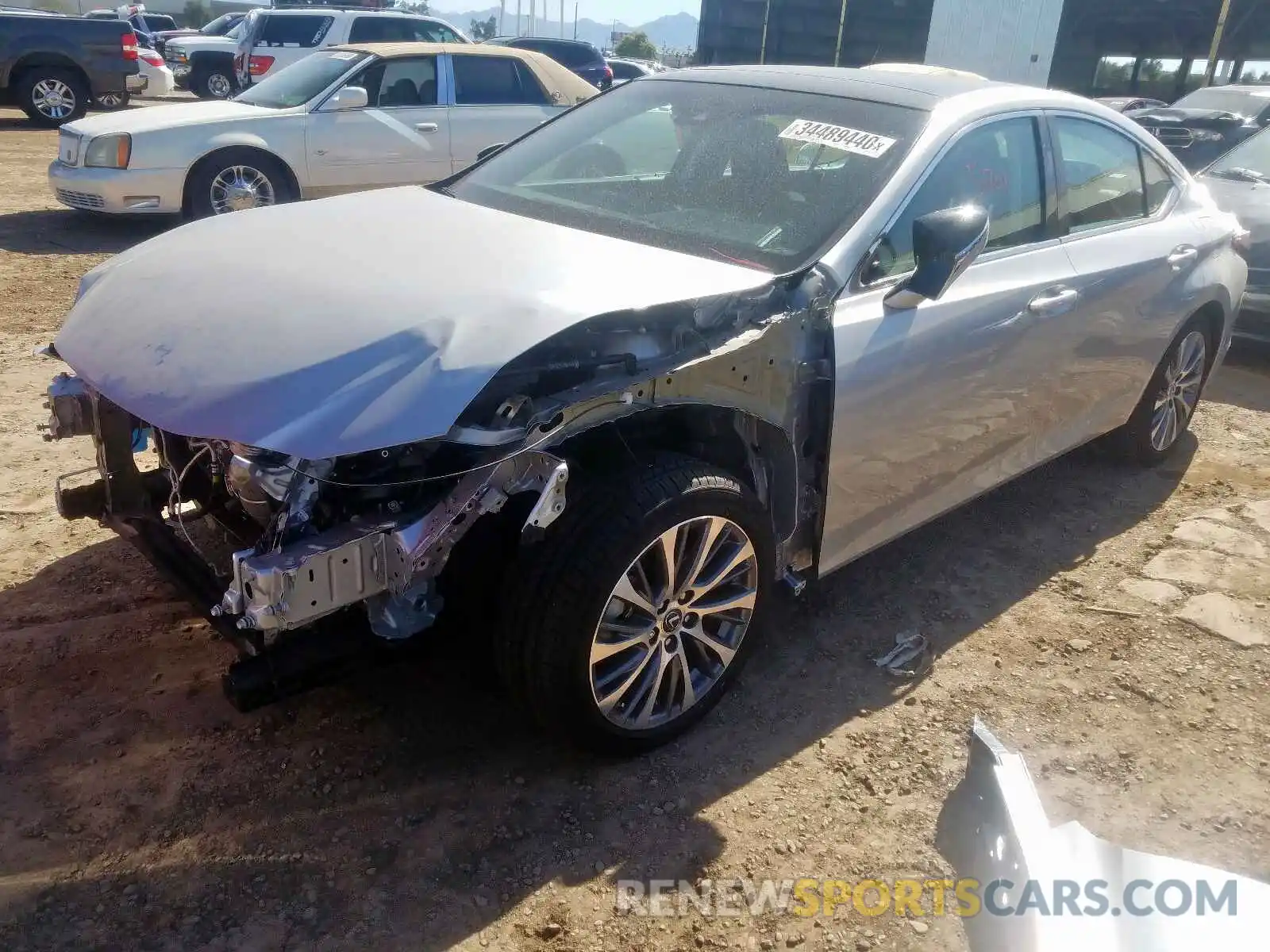 2 Photograph of a damaged car 58ABZ1B13KU011830 LEXUS ES350 2019