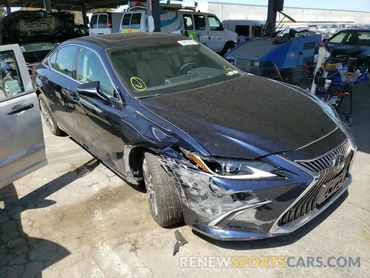 1 Photograph of a damaged car 58ABZ1B13KU012556 LEXUS ES350 2019