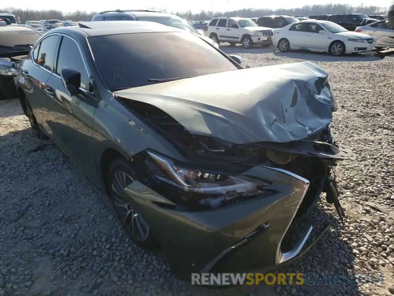 1 Photograph of a damaged car 58ABZ1B13KU013688 LEXUS ES350 2019