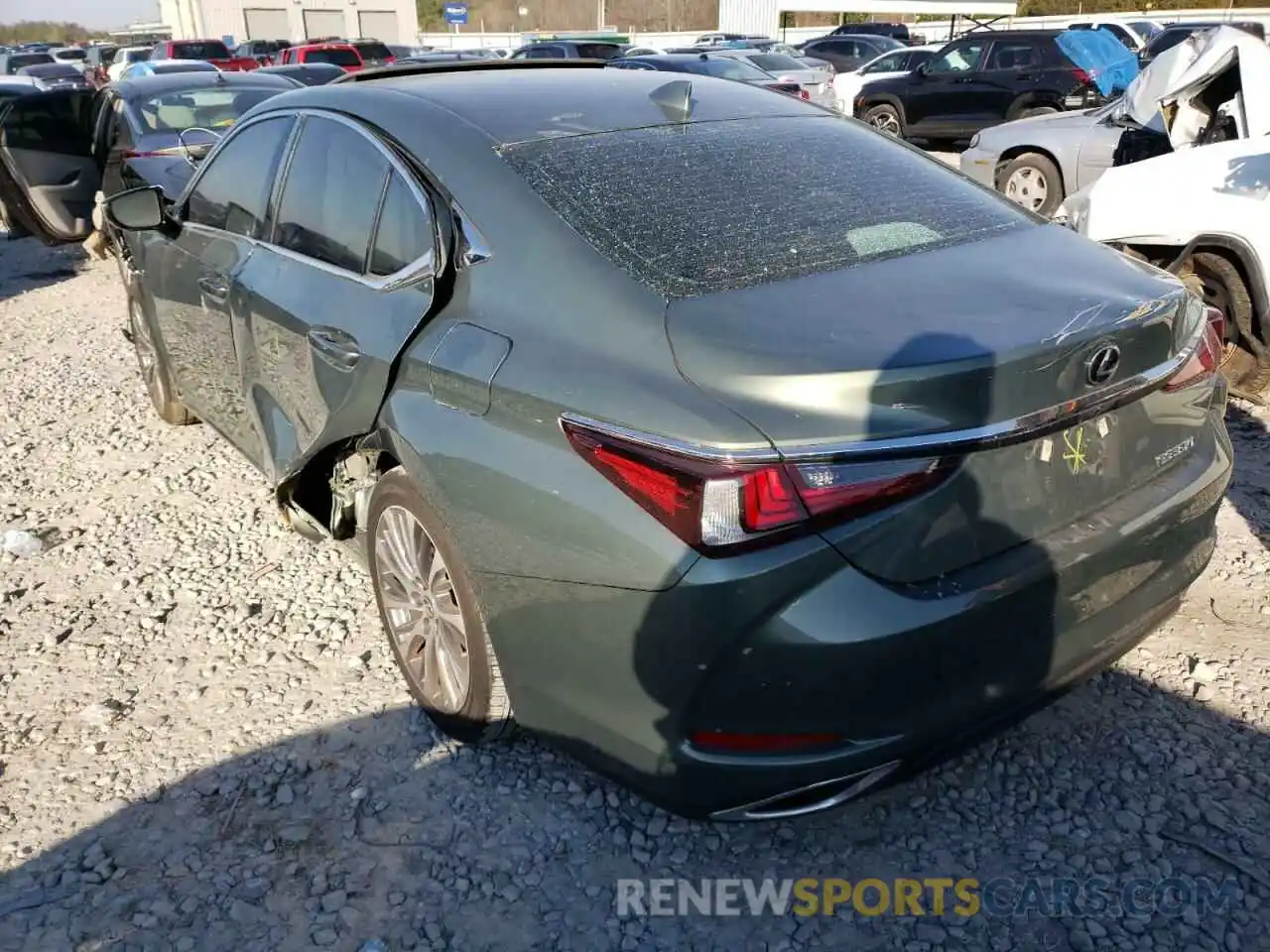 3 Photograph of a damaged car 58ABZ1B13KU013688 LEXUS ES350 2019