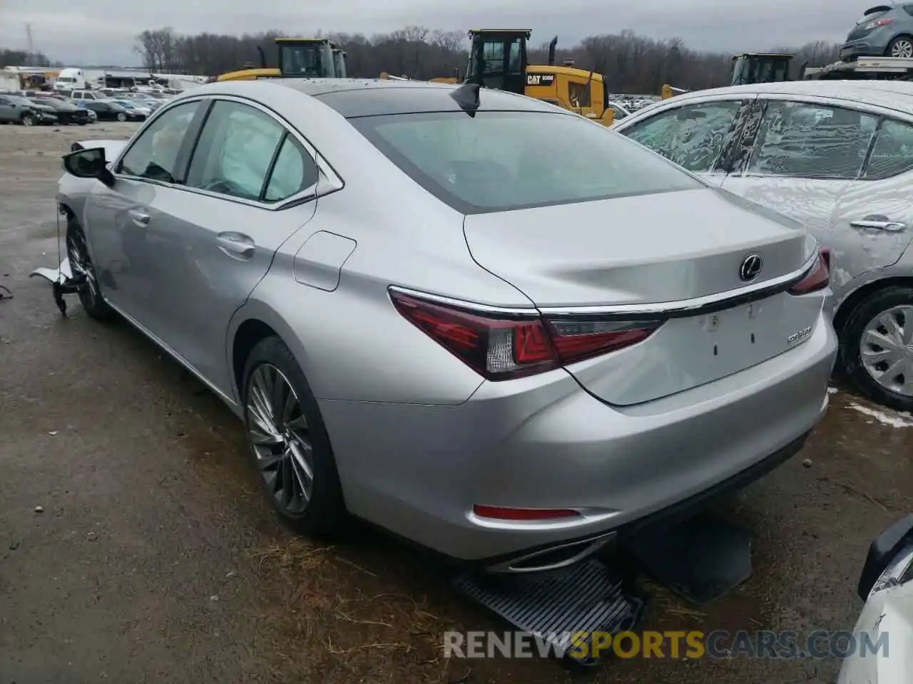 3 Photograph of a damaged car 58ABZ1B13KU015974 LEXUS ES350 2019