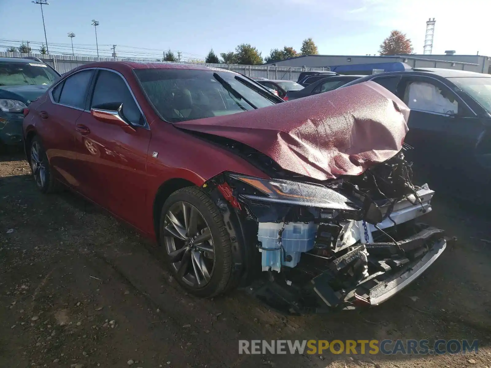 1 Photograph of a damaged car 58ABZ1B13KU021239 LEXUS ES350 2019