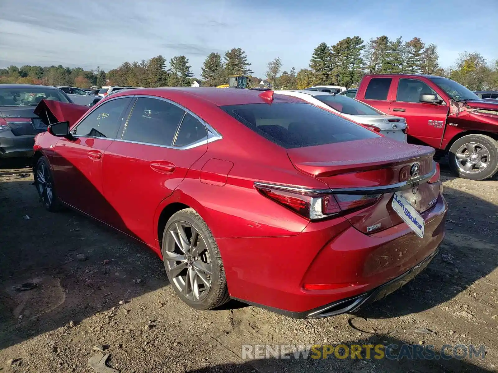 3 Photograph of a damaged car 58ABZ1B13KU021239 LEXUS ES350 2019