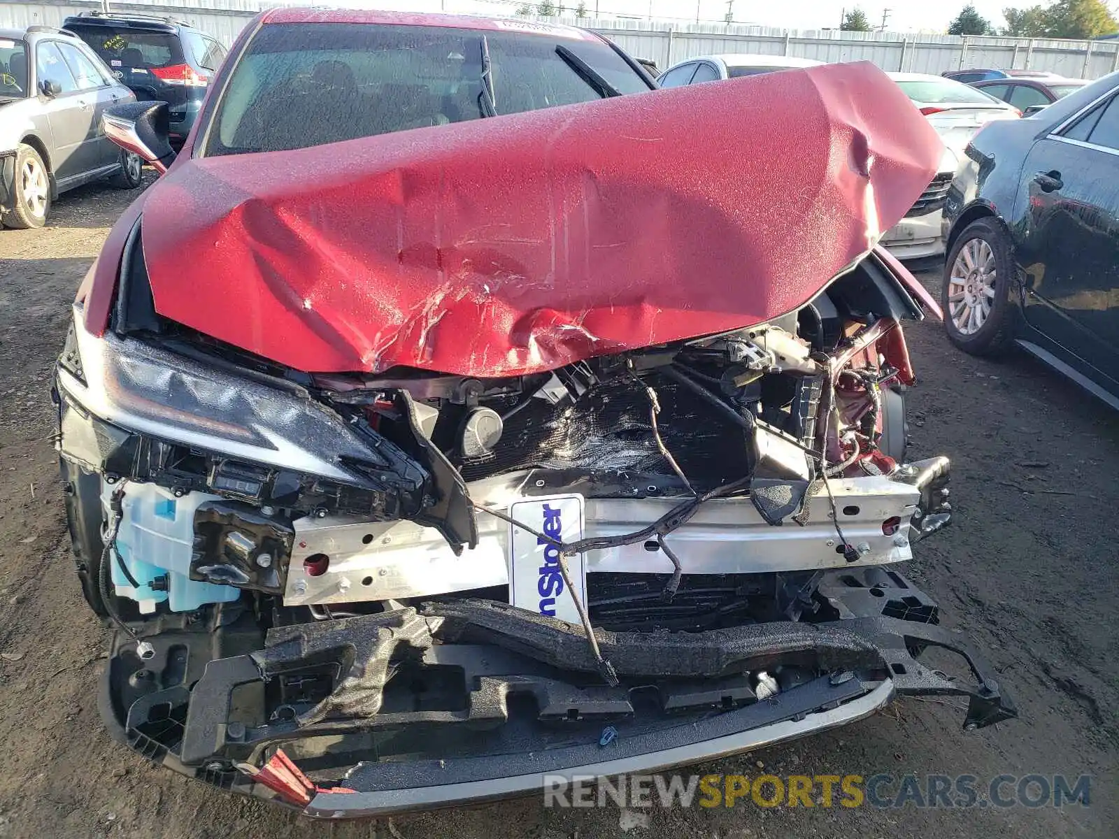 7 Photograph of a damaged car 58ABZ1B13KU021239 LEXUS ES350 2019