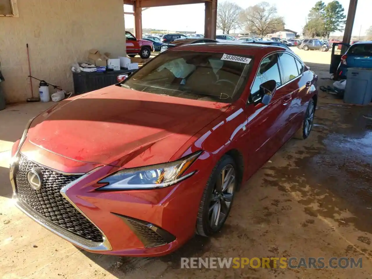 2 Photograph of a damaged car 58ABZ1B13KU022987 LEXUS ES350 2019