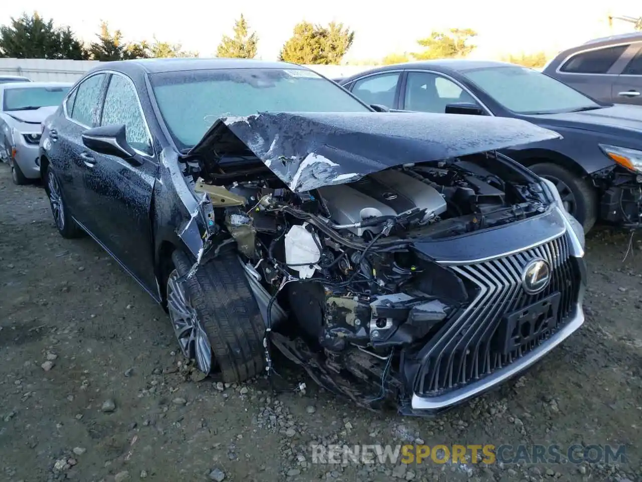 1 Photograph of a damaged car 58ABZ1B13KU023735 LEXUS ES350 2019