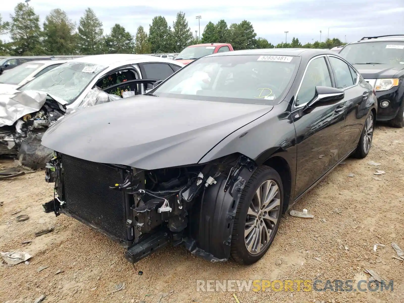 2 Photograph of a damaged car 58ABZ1B13KU025050 LEXUS ES350 2019