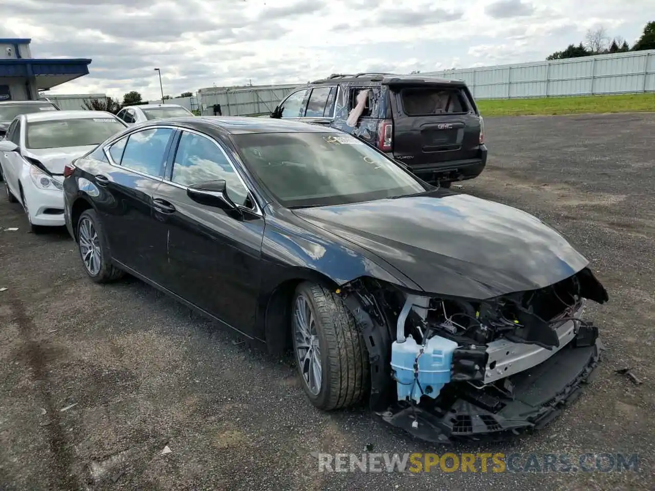 1 Photograph of a damaged car 58ABZ1B13KU034301 LEXUS ES350 2019