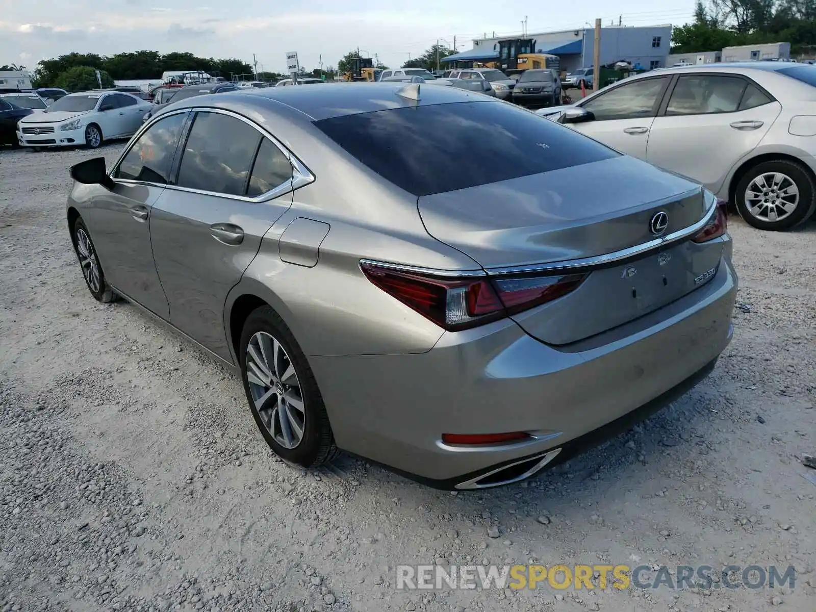 3 Photograph of a damaged car 58ABZ1B13KU034816 LEXUS ES350 2019